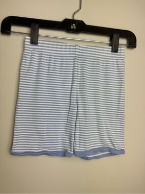 Lake Pajamas Light Blue & White Striped Pima Cotton Top